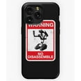 thumbnail image 1 of Warning No Disassemble Distressed Robot G3423 Phone Case for iPhone17 16 15 14 13 12 11 Pro Max, 1 of 2