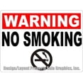 thumbnail image 1 of Warning No Smoking Sign, 1 of 1