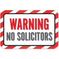 thumbnail image 1 of Warning No Solicitors Sign, 1 of 1