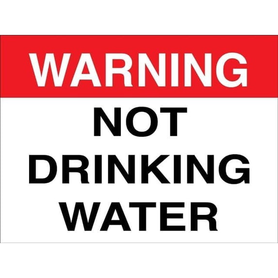 Warning Not Drinking Water 8