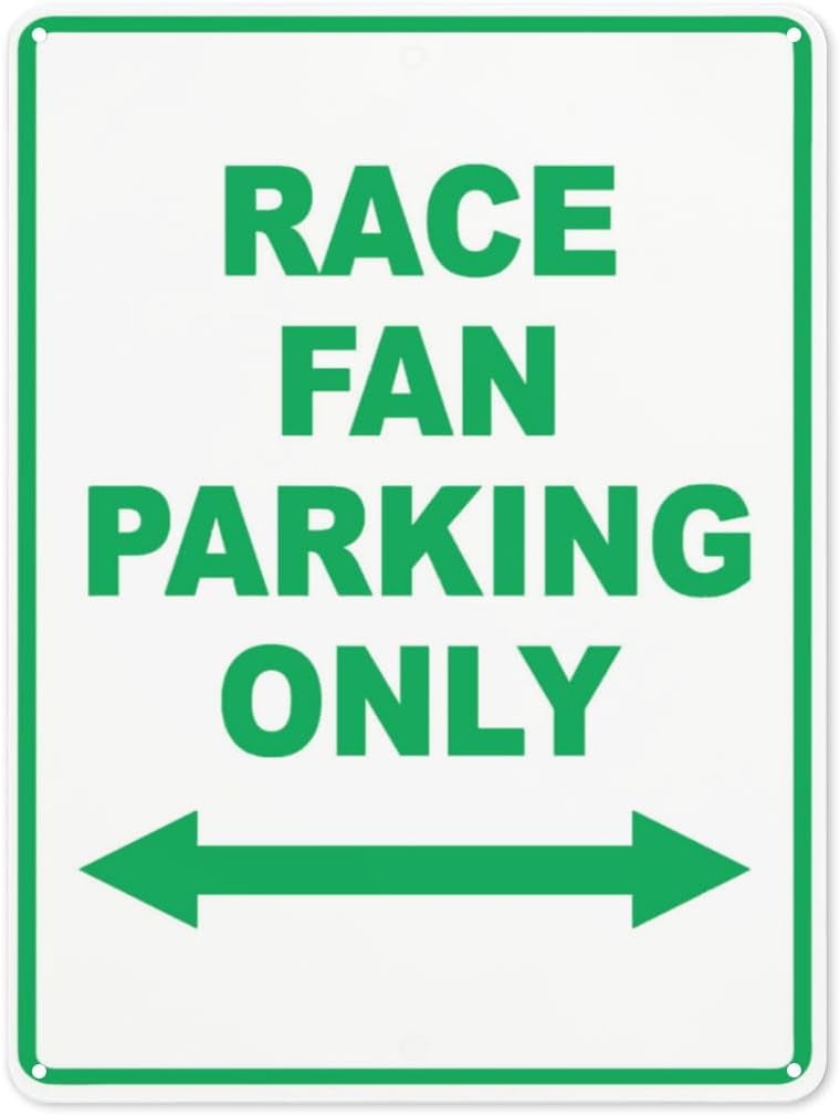 Warning Notice Traffic sign,Race Fan Zone Fast Cars Sign,Aluminum ...