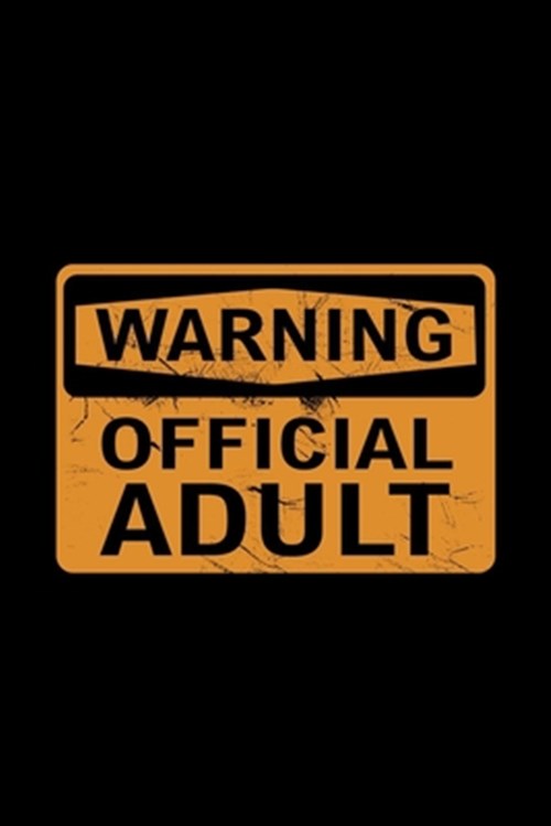 Pre-Owned Warning Official Adult: 18th Birthday Gifts For Boys
