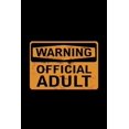 thumbnail image 1 of Pre-Owned Warning Official Adult: 18th Birthday Gifts For Boys, 1 of 1