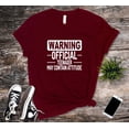 Warning Official Teenager Tshirt, It May Contain Attitude Tshirt, 13th