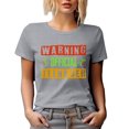 thumbnail image 1 of Warning, Official Teenager, Teen Video Gamer's Birthday, Heather Grey T-Shirt, XL, 1 of 5