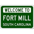 thumbnail image 1 of Warning Plaque Fort Mill, South Carolina - USA Welcome to - Heavy Duty -S Metal Tin Signs Wall Art Decor Safety Warning For Outdoor & Indoor Office 8 X 12 Inch, 1 of 4