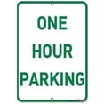 thumbnail image 1 of Warning Plaque One Hour Parking Parking Metal Sign For Wall Decor 8x12 Inches Outdoor & Indoor Tin Signs, 1 of 4
