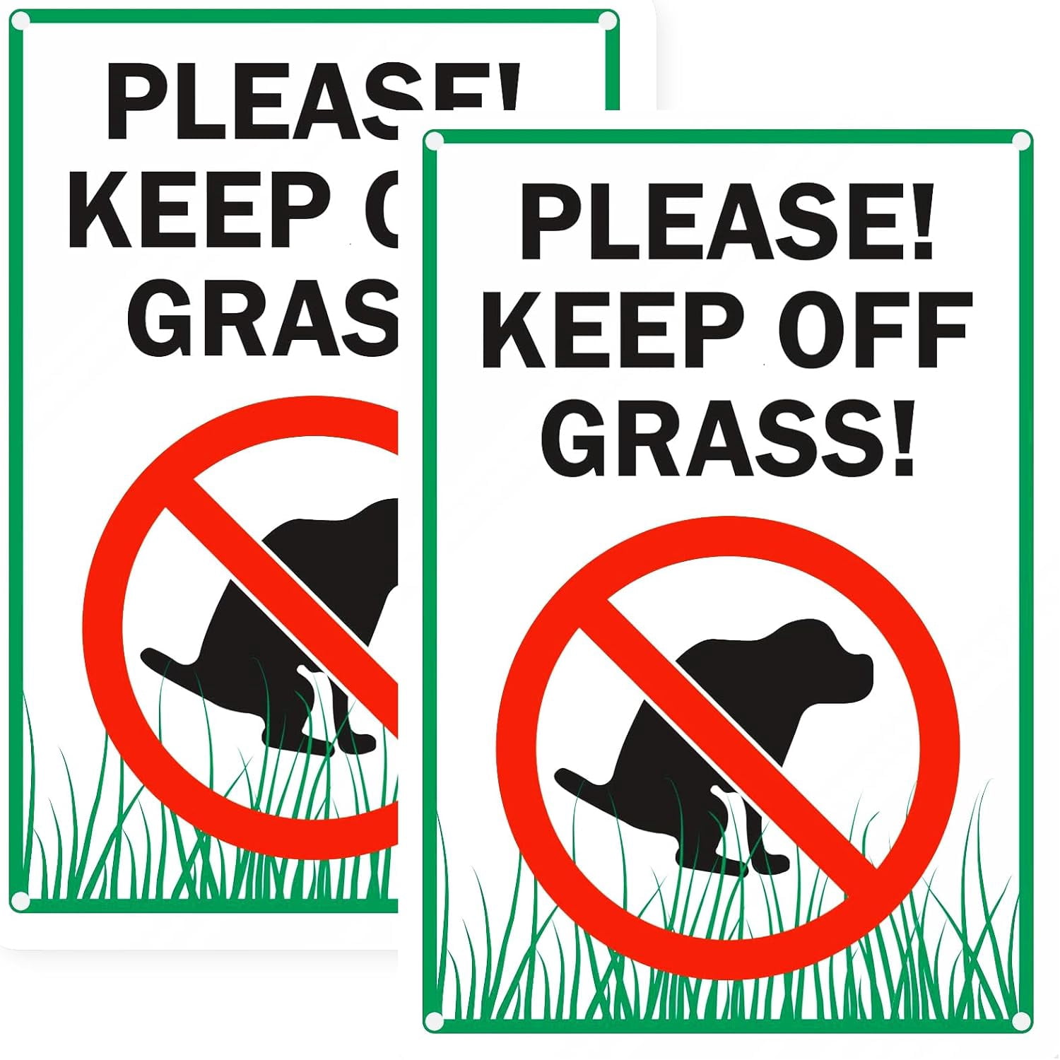 Placa ovalada de etal fundido con texto en inglés «Keep Off Grass Placa ovalada de etal fundido con texto en inglés «Keep Off Grass
