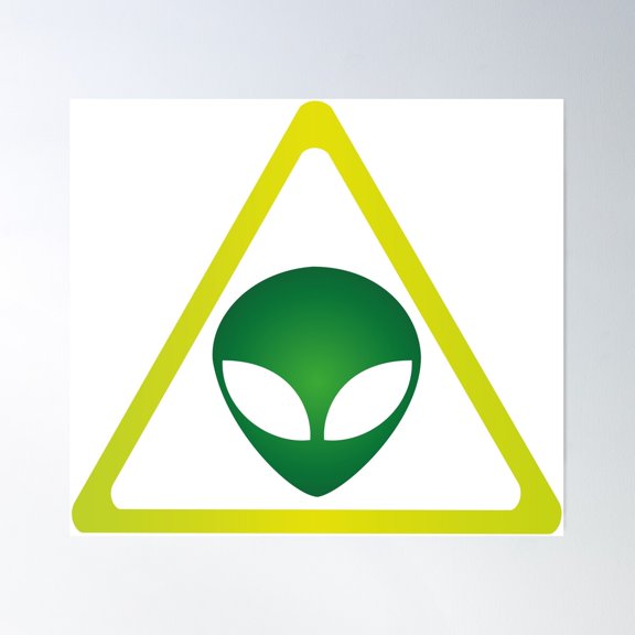 Warning Poster Wall Art, Modern Wall Decor For Living Room Bedroom, 24x24 UNFRAMED