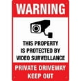 thumbnail image 1 of Warning Private Driveway Keep Out 12X8 Inch Tin Sign Great For Garden And Yard Wall Decor, 1 of 4