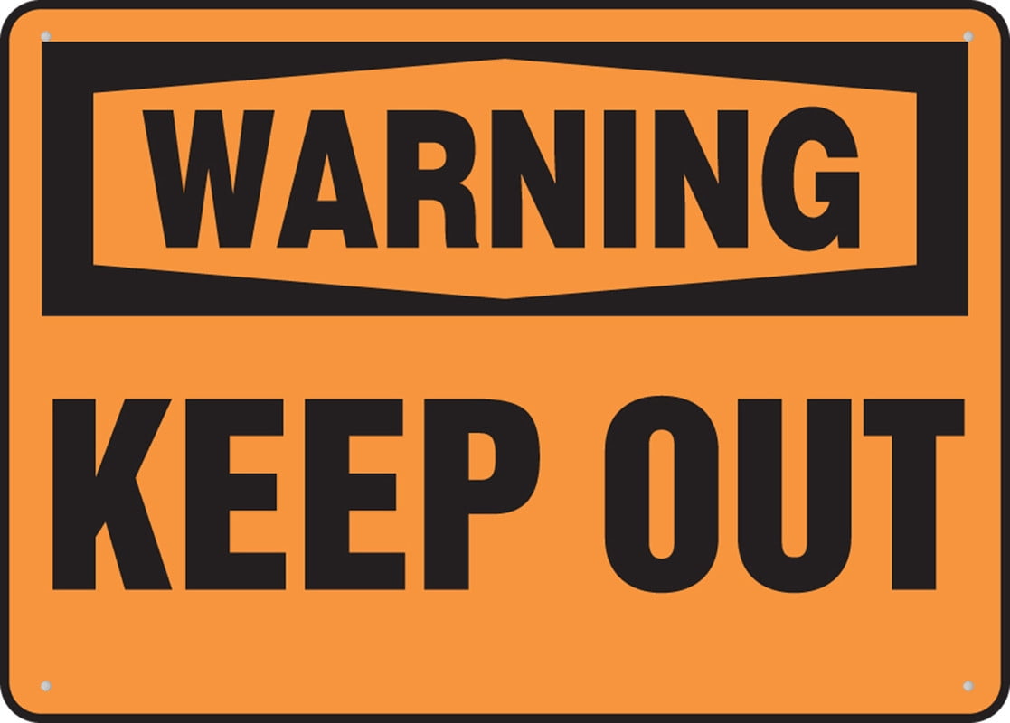 Warning Safety Sign Keep Out For House Door Office Business Yard,Metal ...