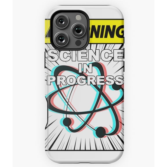 Warning Science Nerd Geek Chemistry Phone Case for iPhone 16 15 14 13 12 11 Pro Max