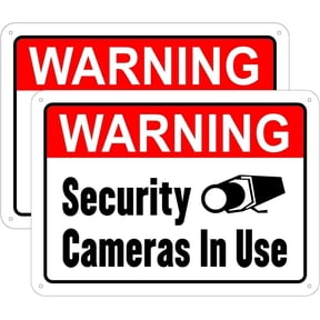 Sign For Camera Camera Warning Signs
