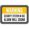 thumbnail image 1 of Warning Security System In Use Alarm Will Sound Sign, 1 of 1