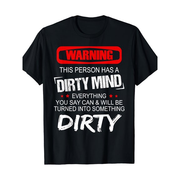 Warning Short Sleeve Man's T-Shirt - 220g