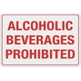 thumbnail image 1 of Warning Sign - Alcoholic Beverages Prohibited, Caution Sign, Durable Metal Warning Sign for Garage & Warehouse - Industrial Decor, Suitable for Industrial Zones Or Garages, 12X8 Inch, 1 of 4
