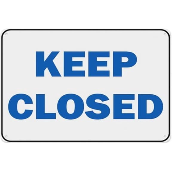 Warning Sign - California Keep Closed Pool, Aluminum Tin Warning Sign, Ideal for Home, Outdoor, Garden Pools to Reinforce Closure, Durable for Residential Pool Compliance, 12X8 Inch
