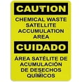 thumbnail image 1 of Warning Sign Chemical Waste Satellite Accumulation Area Sign Business Sign 12X8 Inches Aluminum Metal Tin Sign, 1 of 4