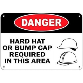 No Hard Hat Sign