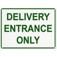 thumbnail image 1 of Warning Sign: Delivery Entrance Only Sign2, Aluminum Tin Road Sign for Workplace, Suitable for Warehouses Stores, Essential Indicator for delivery Access only 12x8 Inch, 1 of 4