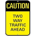 thumbnail image 1 of Warning Sign Left Arrow Pedestrian Detour Traffic Sign Road Sign Business Sign 8X12 Inches Aluminum Metal Tin Sign, 1 of 5