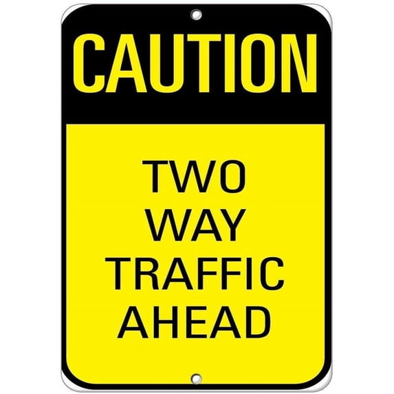 Warning Sign Left Arrow Pedestrian Detour Traffic Sign Road Sign Business Sign 8X12 Inches Aluminum Metal Tin Sign