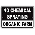thumbnail image 1 of Warning Sign No Chemical Spraying Organic Farm Sign Business Sign 12X8 Inches Metal Tin Sign, 1 of 4