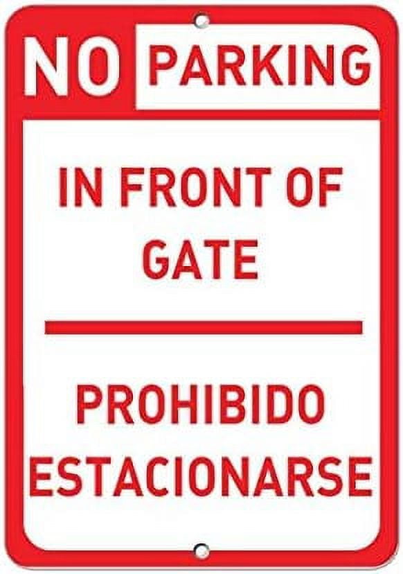 Diesel Fuel Warnschild – 25,4x17,8 Cm, Aluminium, NFPA-Standard – 'No Smoking, No Open Flames'