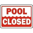 thumbnail image 1 of Warning Sign,Pool Rules Sign,Pool Safety Sign Pool Closed Metal Tin Sign 8"X12" Metal Aluminum Sign, 1 of 5