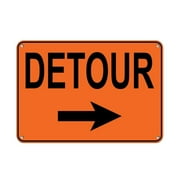 USA標識看板 DETOUR Detour Left Turn Sign - Claim Your 10% Discount