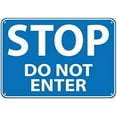 thumbnail image 1 of Warning Sign Stop Do Not Enter Traffic Sign Business Sign 12X8 Inches Aluminum Metal Tin Sign, 1 of 4