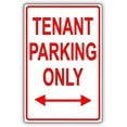thumbnail image 1 of Warning Sign Tenant Parking Only Apartment Home Sign Business Sign 12X8 Inches Metal Tin Sign, 1 of 4