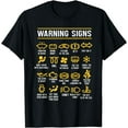 thumbnail image 1 of Warning Signs 101 Funny Car Mechanic T-Shirt, 1 of 4