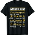 thumbnail image 1 of Warning Signs 101 Funny Car Mechanic T-Shirt, 1 of 4