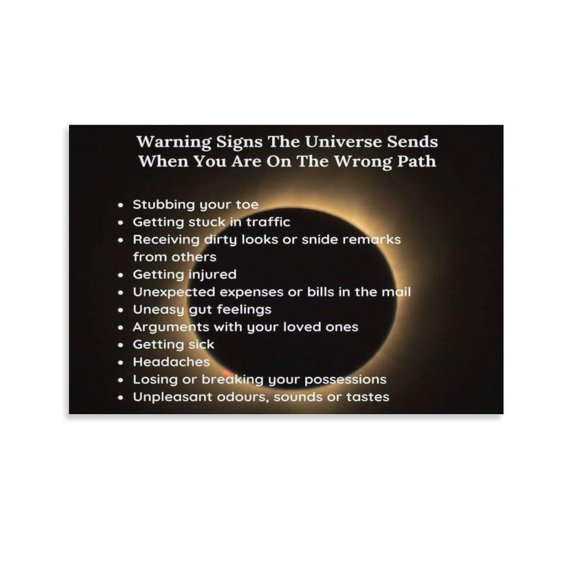 Warning Signs Canvas Wall-Art Posters For Room Aesthetic And Decor For Bedroom Living Room Bathroom Kitchen Office Decor