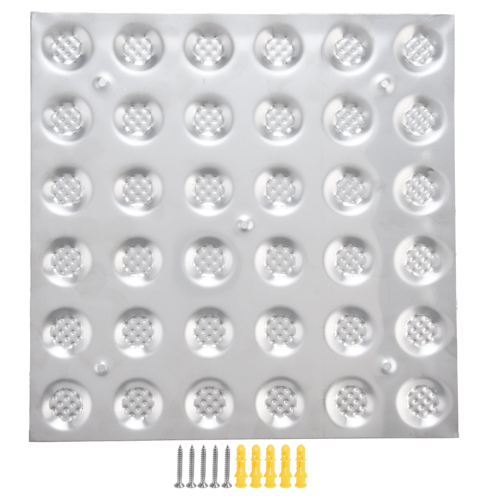 Warning Tactile Paving for Blind Sidewalk Tile Road Base Plates with Dot Design Stainless Steel Flooring