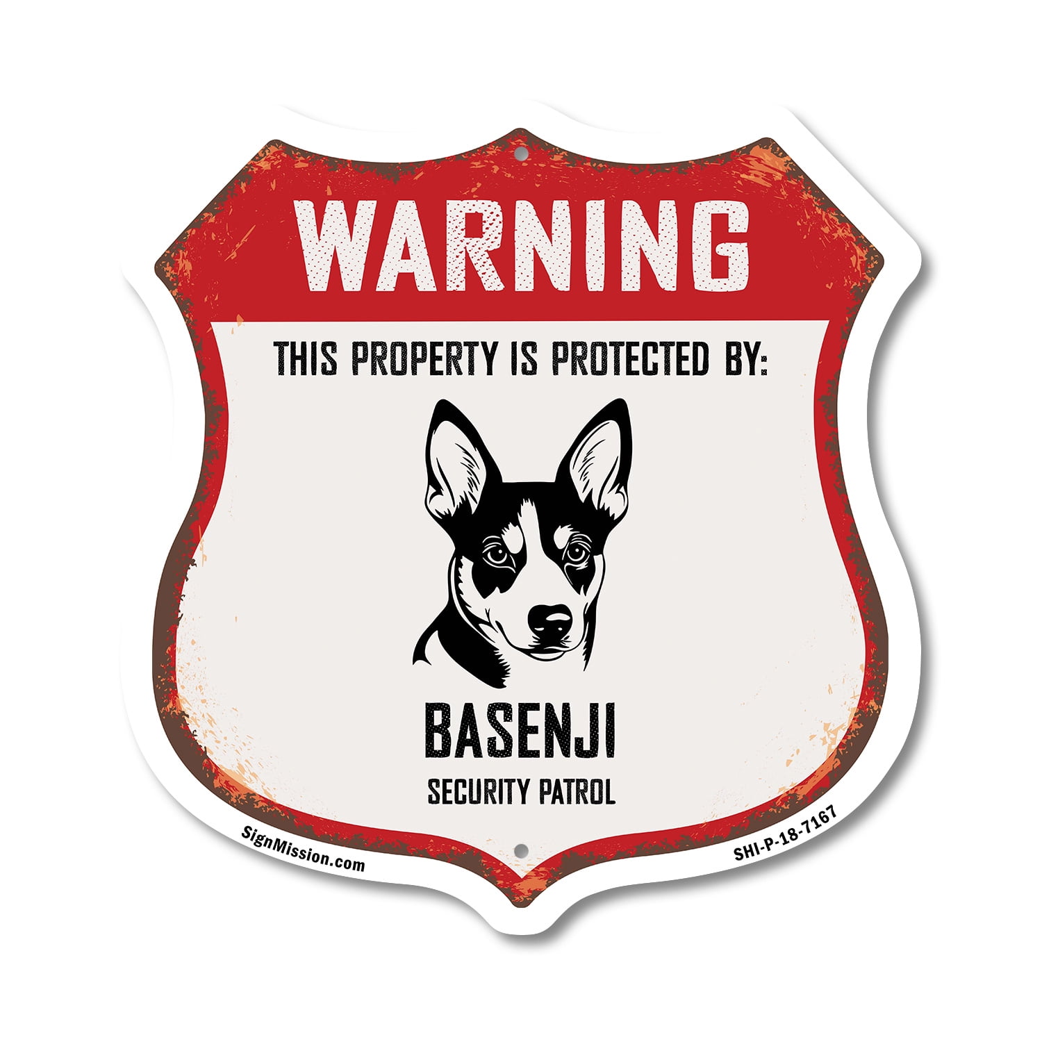 Basenji Little Heart Dog Decal Sticker - 6 Inch, Die-Cut Vinyl, Easy To Apply