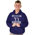 thumbnail image 1 of Warning To Avoid Injury Funny Cartoon Hoodie Hooded Sweatshirt Men Brisco Brands S, 1 of 6