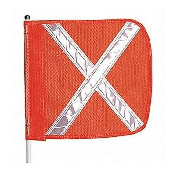 Warning Whip, HD, 5 Ft, Includes X Flag