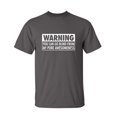thumbnail image 1 of Warning You Can Go Blind From My Pure Awesomeness Sarcastic Humor Graphic Novelty Funny Tall T Shirt, 1 of 1