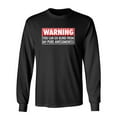 thumbnail image 1 of Warning You Can Go Blind From My Pure Awesomeness Sarcastic Novelty Gift Idea Adult Humor Funny Men's Long Sleeve Shirts, 1 of 3