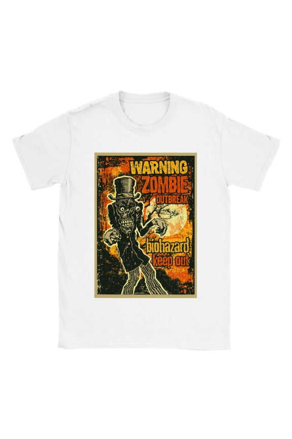 Warning Zombie Outbreak T-shirt