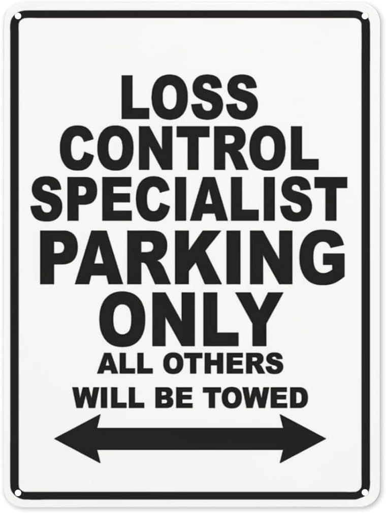 Warning sign Danger Business signs,Hitter Parking Only All Others Will ...