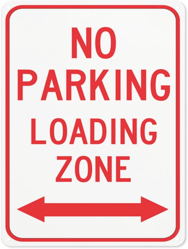 Warning sign Danger Business signs,NO PARKING LOADING ZONE ARROWS ...