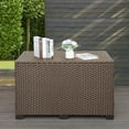 thumbnail image 1 of Waroom 140 Gallon Outdoor Wicker Storage Box, Water-Resistant Deck Bin for Garden Size 47x29x30inch, Brown, 1 of 6