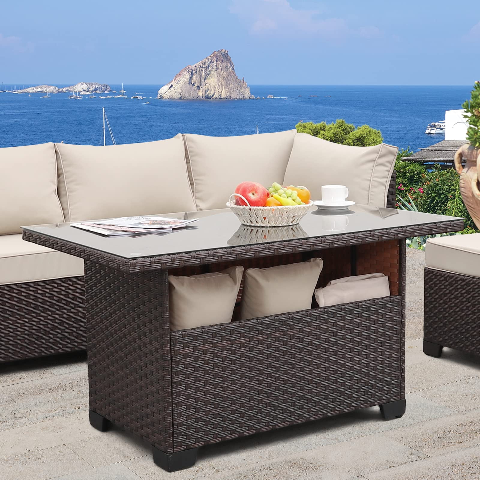 Furinno fg16504 tioman teak sale hardwood outdoor coffee table