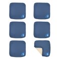 thumbnail image 1 of Outdoor Seat Cushion Covers for Patio Sets, 6pcs Water-Resistant Square Cushion Covers Replacement for Patio Furniture, Non-Slip, Navy Blue, 1 of 6