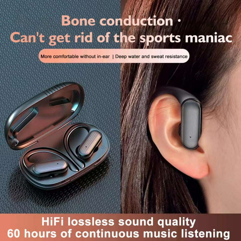 Waroomhouse 2023 New Wireless Earphones Bone Conduction Bluetooth