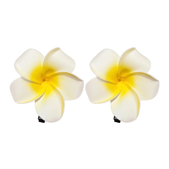 Waroomhouse 2Pcs Women Hair Pins Flower Decor Anti-slip Design Hair Clip Bang Side Hairpins Headwear Hair Decoration