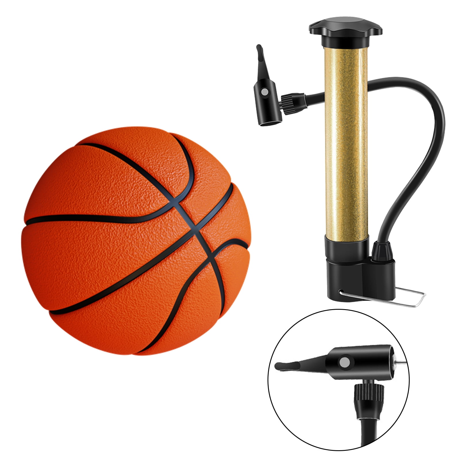 Waroomhouse Air Pump Basketball Football Handheld High Pressure Universal Compact Size Portable